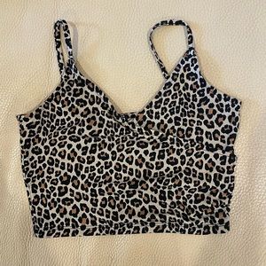 H&M cheetah tank top